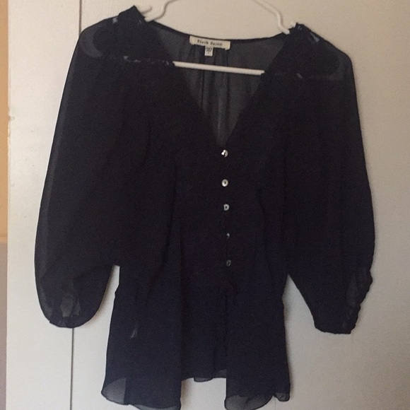 Navy blue blouse - Picture 1 of 4